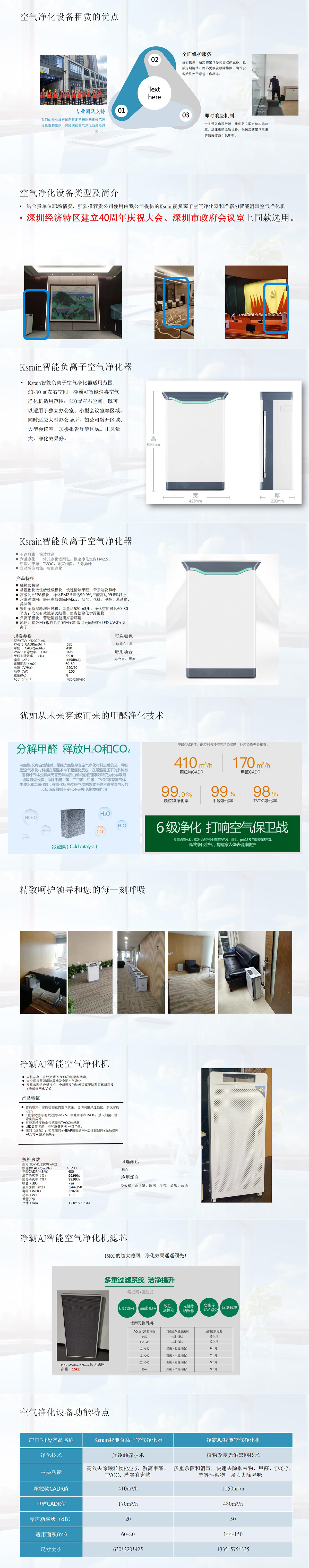 森之源空气净化器租赁方案网站使用资料版本2024